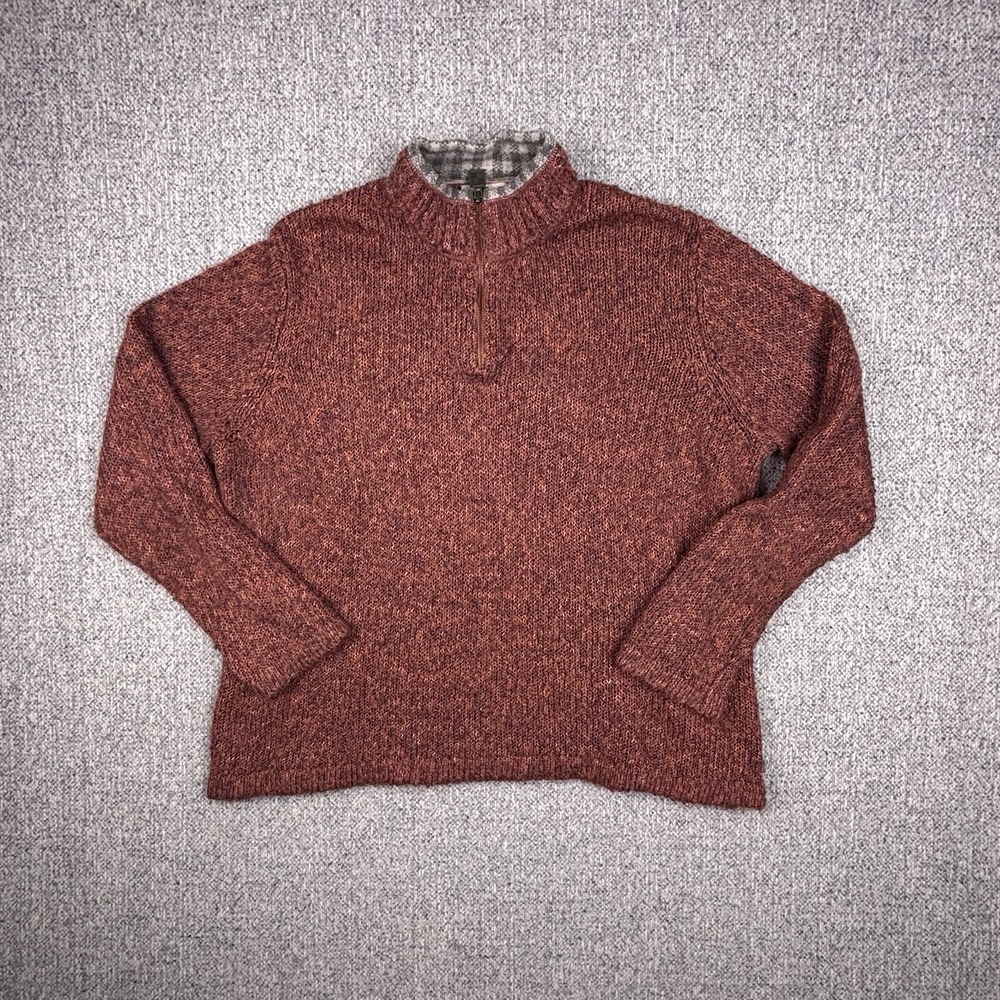 Woolrich 1/4 Zip Sweater Color Henna Women's Size 2XL